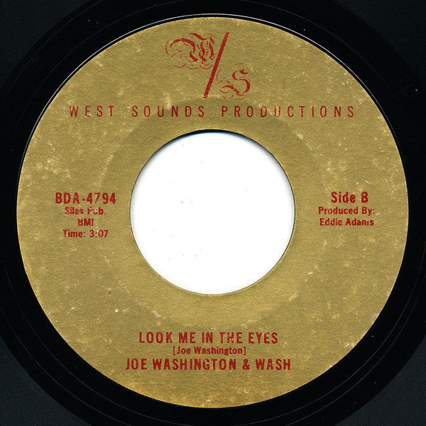 Joe Washington & Wash - Blueberry Hill [7"]