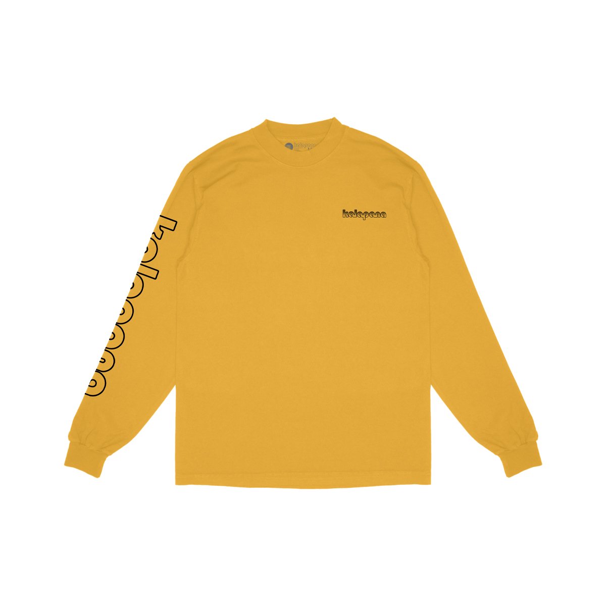 Kalapana Classic Logo Long Sleeve Shirt (Gold)