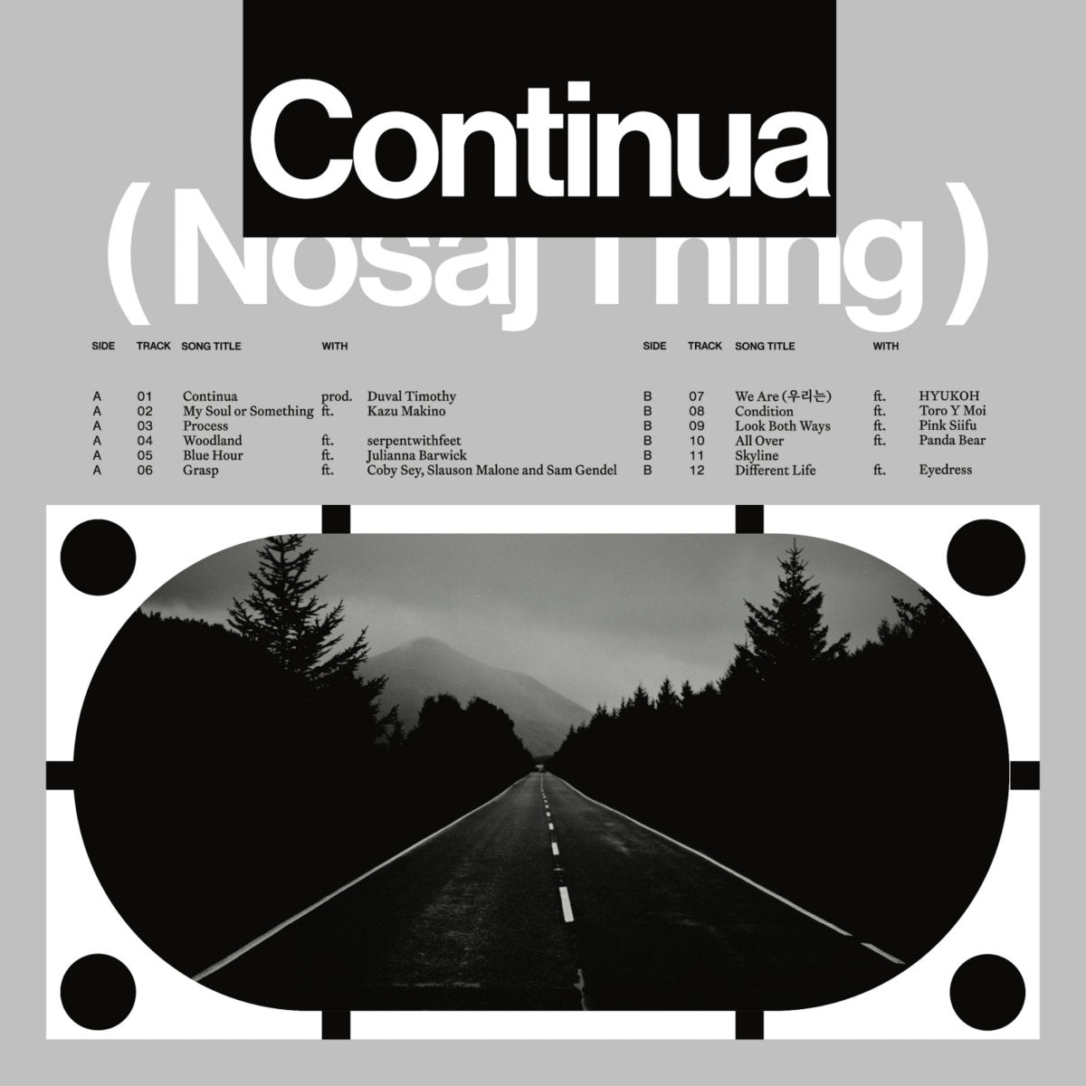 Nosaj Thing - Continua (Crystal Clear Vinyl)