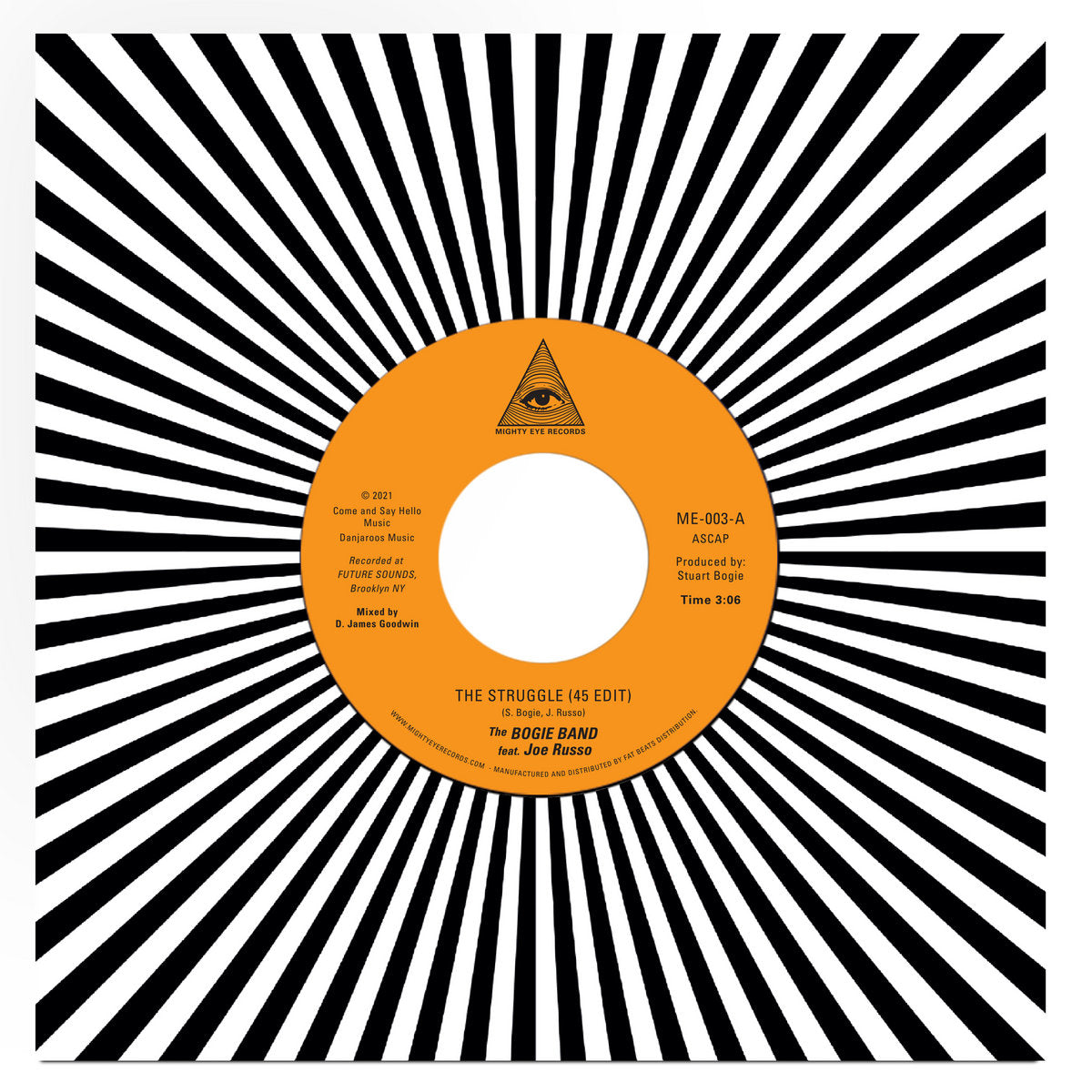 The Bogie Band (feat. Joe Russo) - The Struggle b/w Arrival (45 Remix) [7'']