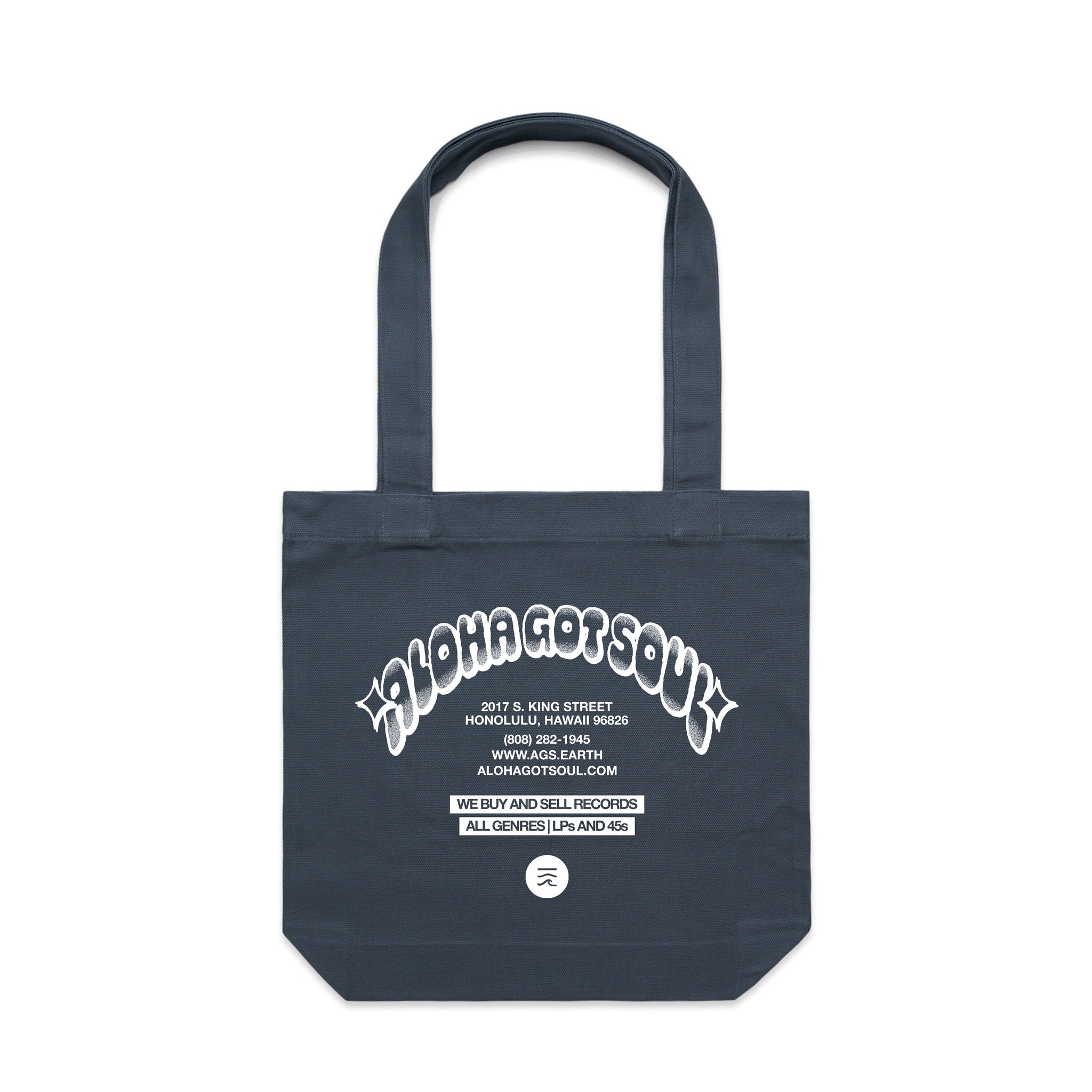 AGS "Record Guy" Tote Bag (2024) - Petrol Blue