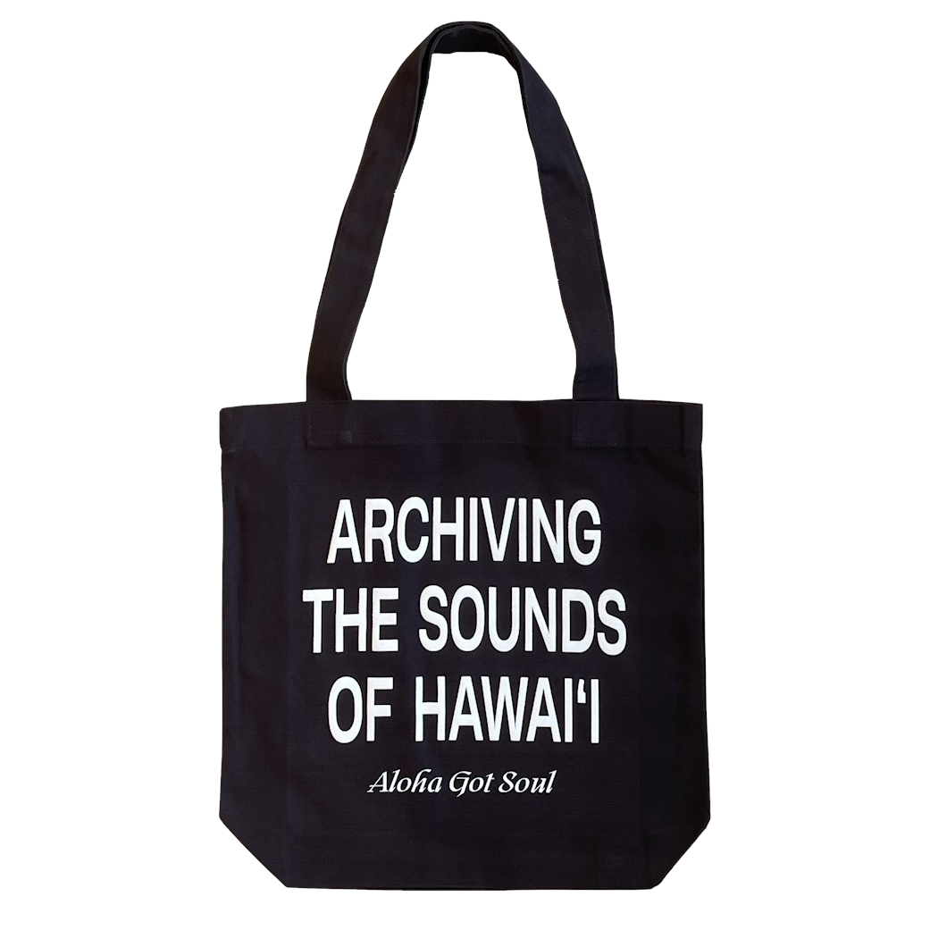 Archiving The Sounds Of Hawai‘i Tote Bag (Charcoal)