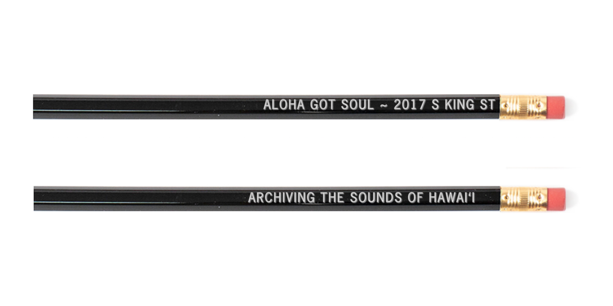 Aloha Got Soul Cedar Pencil - Black