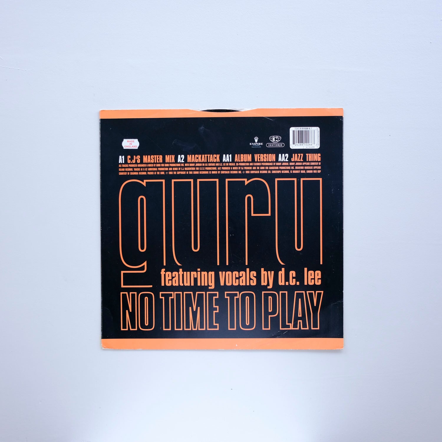 Guru - No Time To Play / Jazz Thing