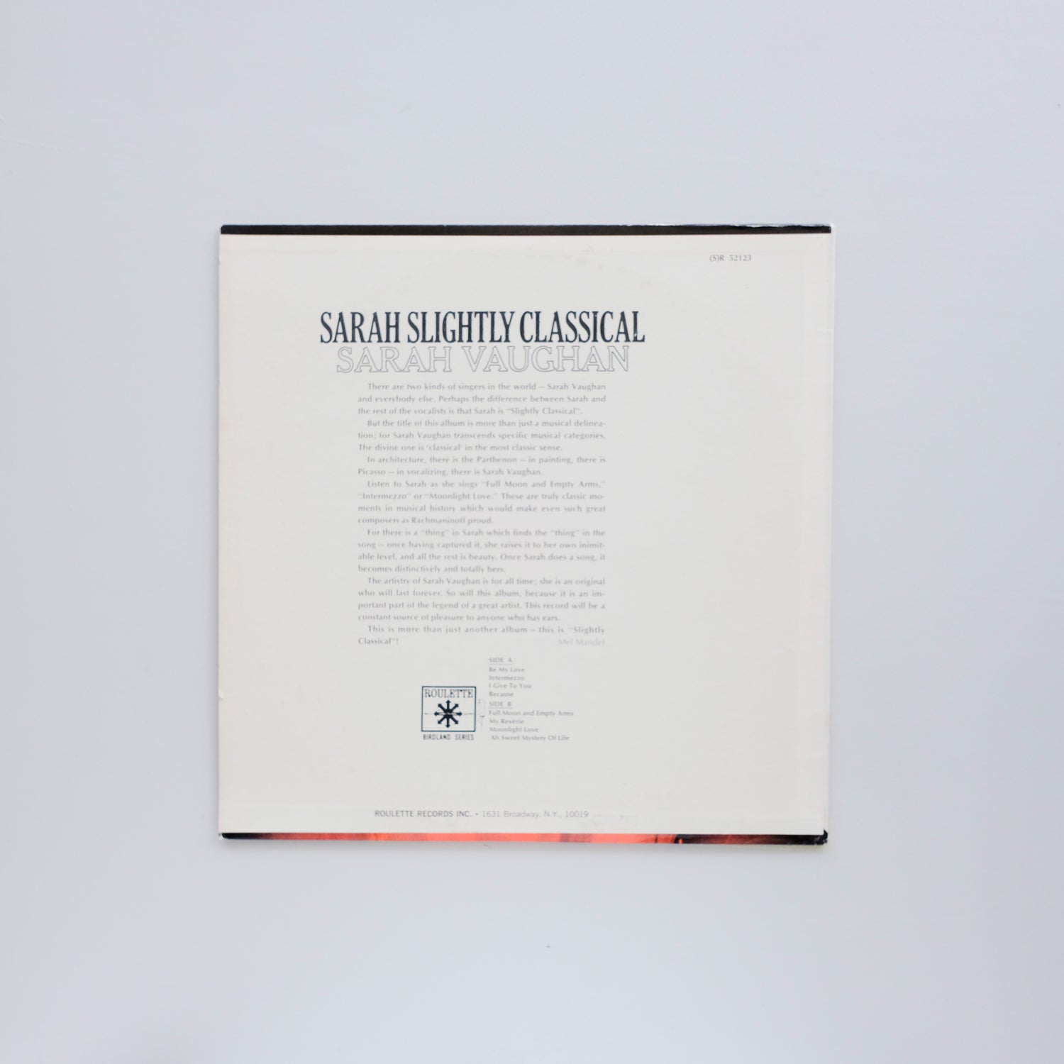Sarah Vaughan - Sarah Slightly Classical