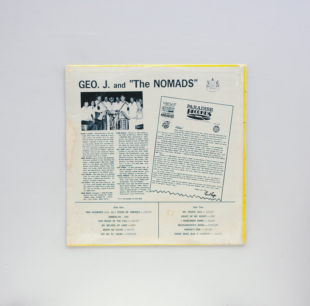Geo. J. and The Nomads - If You´re Over 30...Buy This!